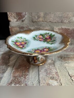 Royal Crown Apple Blossom Porcelain Compote
